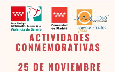 Actividades 25 Noviembre, día internacional para la eliminación de la violencia contra las mujeres.