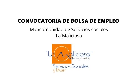 CONVOCATORIA DE EMPLEO MANCOMUNIDAD LA MALICIOSA