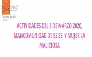 ACTIVIDADES PARA LA SEMANA DE LA MUJER 2020.