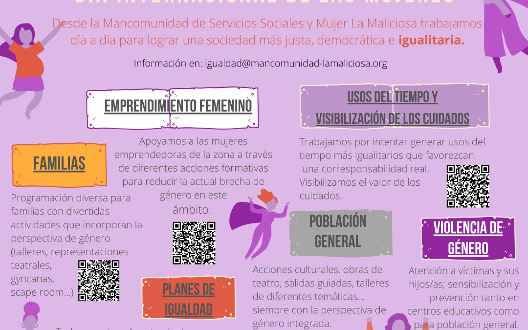 8 DE MARZO 2021: DÍA INTERNACIONAL DE LA MUJER