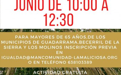 SALIDAS A LA BARRANCA Y LA JAROSA PARA MAYORES DE LA MANCOMUNIDAD